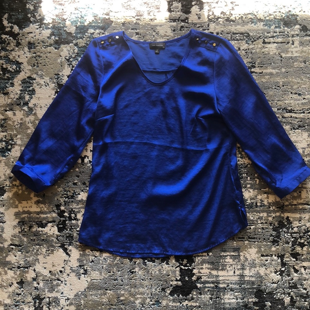 The Limited Blue Blouse